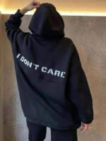 ⁦I DON’T CARE Women’s Casual Hoodie Set⁩ - الصورة ⁦2⁩