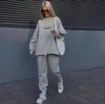 ⁦I DON’T CARE Women’s Casual Hoodie Set⁩ - الصورة ⁦9⁩